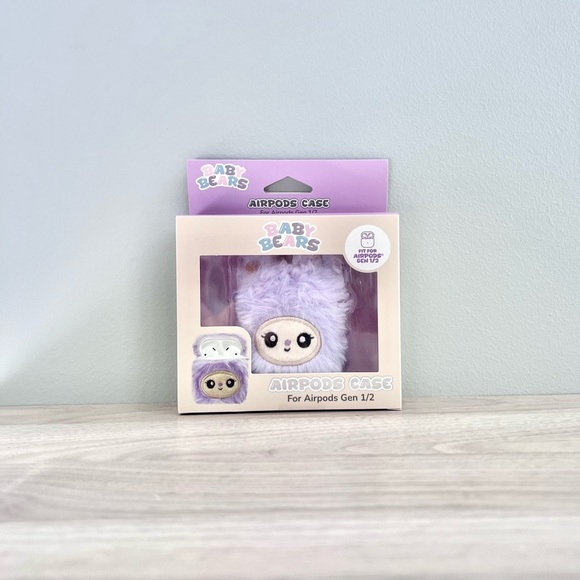 Baby Bears Other - Baby Bears Fluffy AirPods Pro Case - Purple